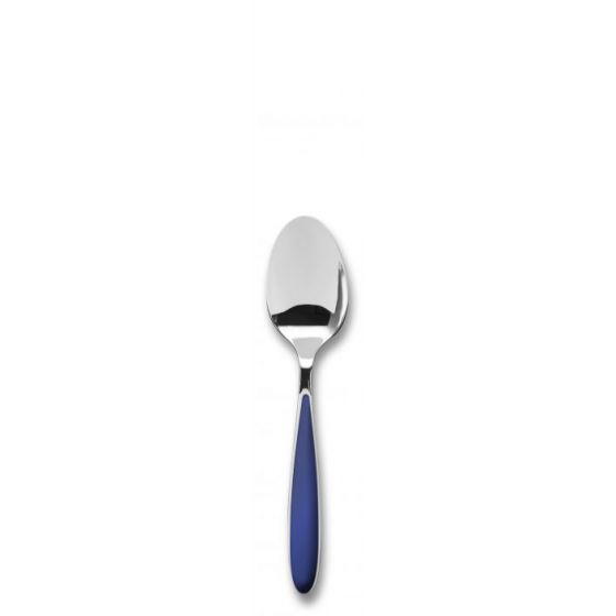 Cuchara de café de acero inoxidable 14 cm azul marino (12 u.)