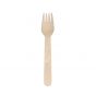 Tenedor desechable beige 16 cm (50 unidades)