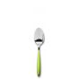 Cuchara de café de acero inoxidable 14 cm verde anís (12 u.)
