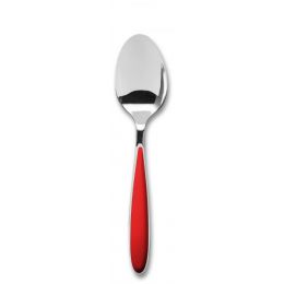 Cuchara de mesa de acero inoxidable 20,5 cm roja (12 u.)