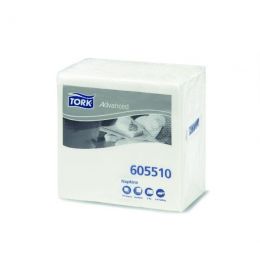 Servilletas blancas 30 x 30 cm guata de celulosa 17 g/m≤ (48 x 100 u.)