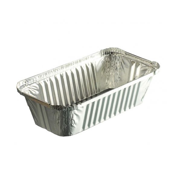 Caja precintable rectangular gris 10,90 x 20,10 cm 68,50 cl (100 unidades)