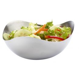 Ensaladera redonda de acero inoxidable de 17 cm de diámetro - v2