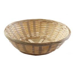 Panera redonda de bambú de 20 cm de diámetro
