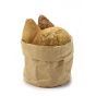 Panera redonda de papel kraft de 11 cm de diámetro (12 u.)