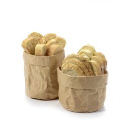 Panera redonda de papel kraft de 11 cm de diámetro (12 u.) - v2