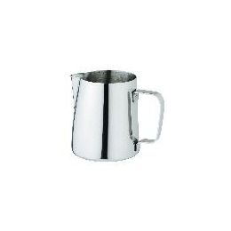 Jarra para leche redonda gris acero inoxidable 15 cl, 5,50 cm de diámetro Cafeterie Inox