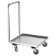 Chariot de service inox 2 niveaux