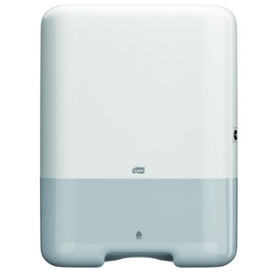 Dispensador de toallas secamanos ABS blanco pared Tork H3
