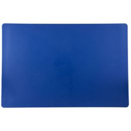 Tabla de cortar de polietileno de alta densidad azul 40 x 60 cm pastelería Sin canal - v2