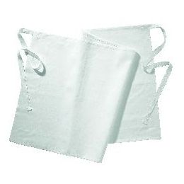 Delantal 1/2 chef blanco talla única