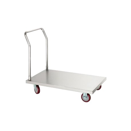 Chariot de service inox 2 niveaux