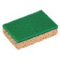 Juego de 10 estropajos sobre esponja verde 7 x 11 cm Spontex (10 unidades)