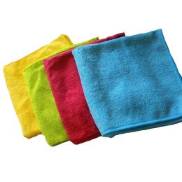 Juego de 5 bayetas de microfibra azul 40 x 40 cm (5 piezas)