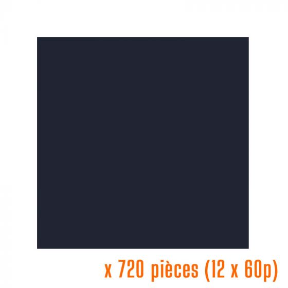 Servilletas negras 40 x 40 cm no tejidas 55 g/m≤ (12 x 60 u.)
