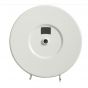 Dispensador de papel higiénico de 29 cm de diámetro blanco