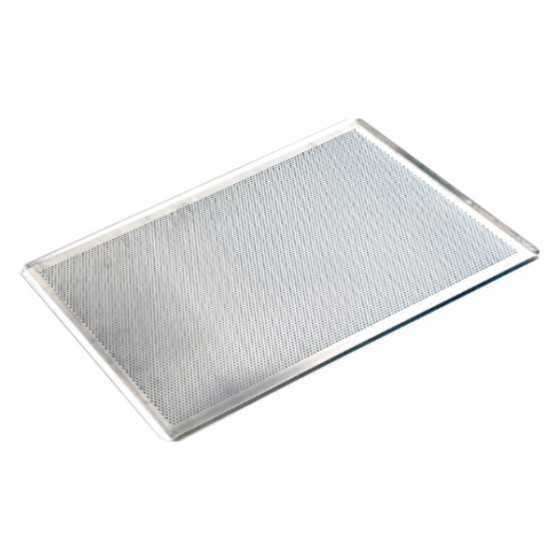 Bandeja de aluminio perforado 600 x 400 mm de pastelería