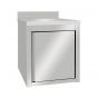 Meuble bas inox adossé à porte battante 600 x 700 x 850 mm