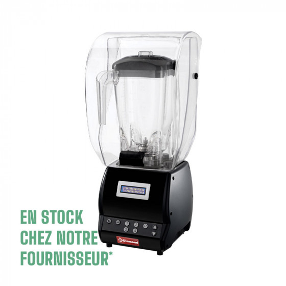 Mixer professionnel avec cloche, verre carré 2 Lit , variateur vitesse, programm