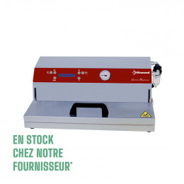 Sous videuse inox, pompe 32 l./min, soudure 430 mm (double soudure)