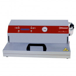 Sous videuse inox, pompe 26 l./min, soudure 430 mm