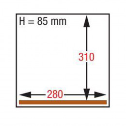 Machine sous-vide, chambre 280x310xh85 mm. - 4 m3/h - v2