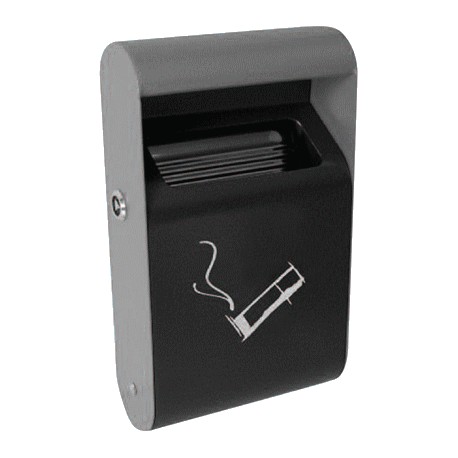 Cenicero de pared 1.5 l negro