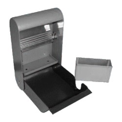 Cenicero de pared 1.5 l negro - v2