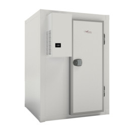 Cámara frigorífica de 3,72 m3 con monobloque empotrado positivo -2 °C / 8 °C Diverso Mercatus