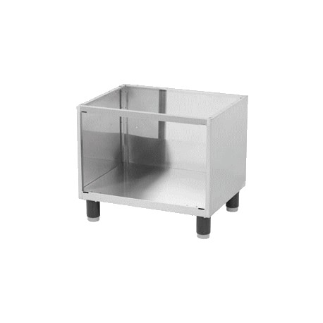 Mueble de soporte de acero inoxidable de 660 mm (sin puertas)