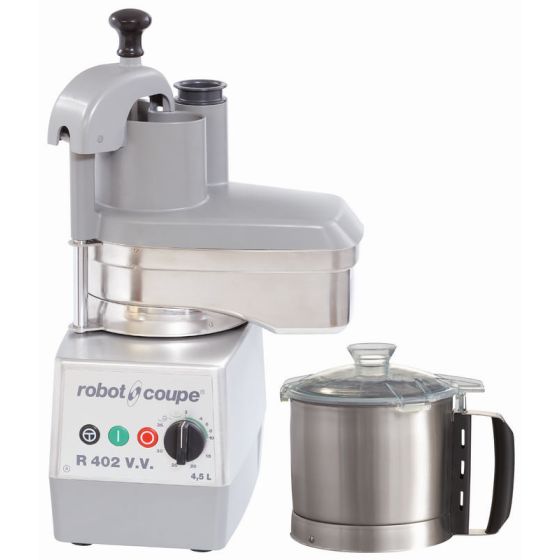 Combiné R402 V.V Monophasé, Vitesse variable, cuve inox, Robot Coupe®