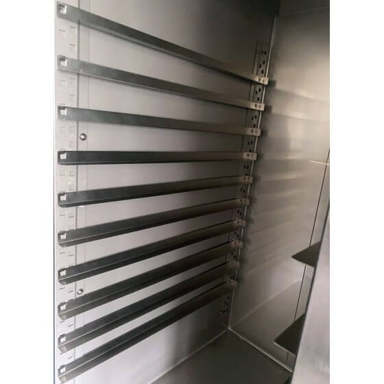 Mueble pastelero refrigerado negativo 800 litros acero inoxidable - 600 x 800 mm - v4