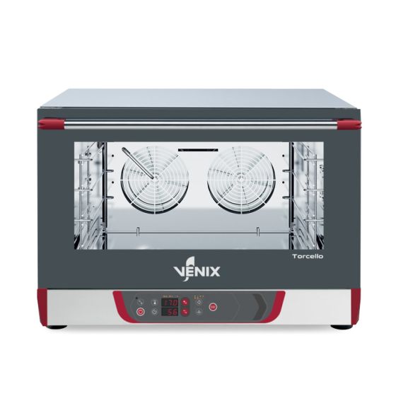 Horno digital 4 niveles 600 x 400 mm con humidificador 6,3 kW