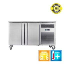 Desserte réfrigérée positive tropicalisée 2 Portes 700 mm GN1/1