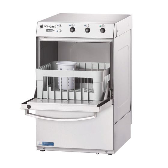 Lave-verres panier 400x400mm - Doseur de produit de rinçage et de lavage avec pompe - v2