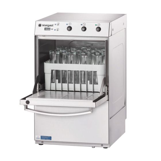 Lave-verres panier 400x400mm - Doseur de produit de rinçage et de lavage avec pompe - v5