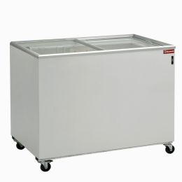 Arcón congelador 400 l tapas correderas de cristal