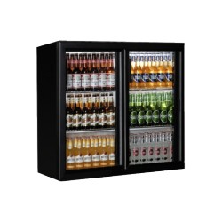 Nevera de barra compacta 2 puertas correderas 900 mm (A)