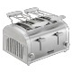 Tostador de pan 4 rebanadas Silverline