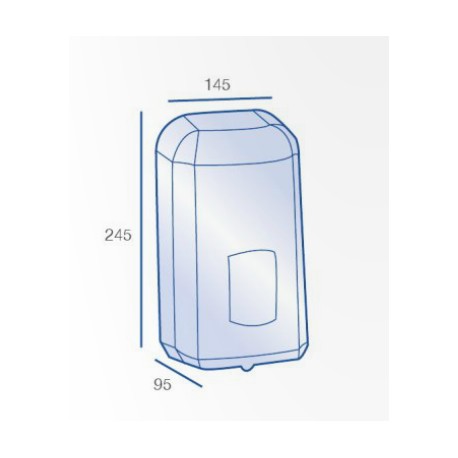 Dispensador de jabón automático por infrarrojos blanco - Autosoap 1L - v2