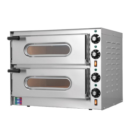 Horno de pizza eléctrico Small - 2 cámaras - 2 pizzas de 33 cm - Resto Italia