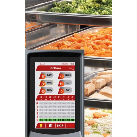 Horno combinado 7 niveles GN1/1 10,8 kW multifunción - v5