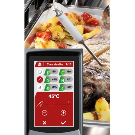 Horno combinado 7 niveles GN1/1 10,8 kW multifunción - v6