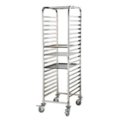 Carro bandejero de acero inoxidable GN1/1 - 15 Niveles