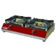 Hornillo de gas de mesa con 2 quemadores