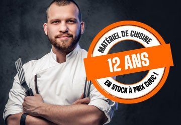 12 años de experiencia : las ventajas para nuestros clientes profesionales de restauración